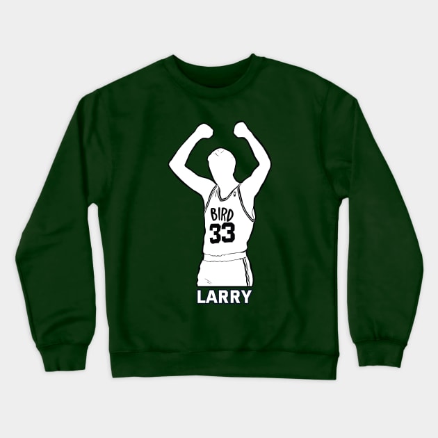 Larry Bird Retro Fan Art Crewneck Sweatshirt by Trendsdk